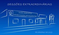 SESSÕES EXTRAORDINÁRIAS